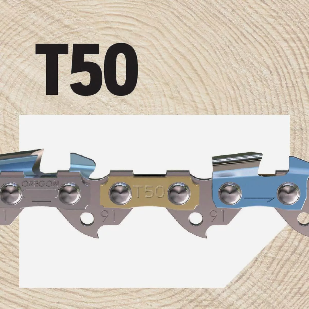 Oregon T50 VersaCut Saw Chain for 14 in. Bar - 50 Drive Links - fits Stihl, Remington, McCulloch, Craftsmand Homelite and more - photo 4