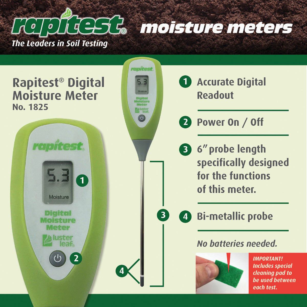 Rapitest Digital Moisture Meter Do it Best