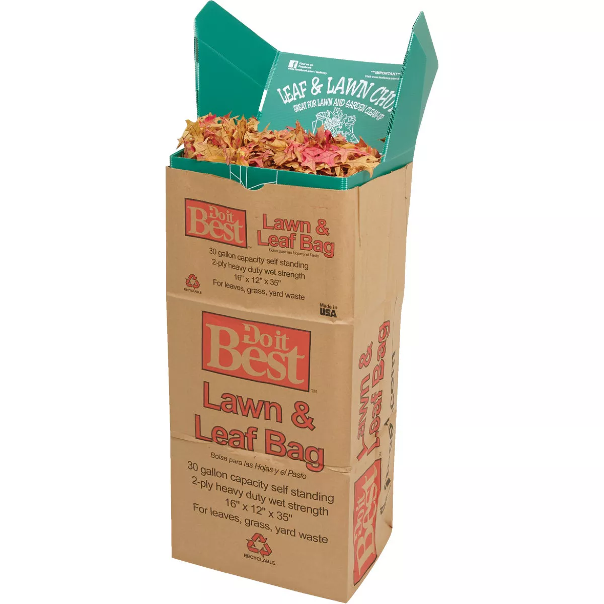 Luster Leaf 30 Gal. Corrugated Plastic Lawn & Yard Bag Holder - photo 4