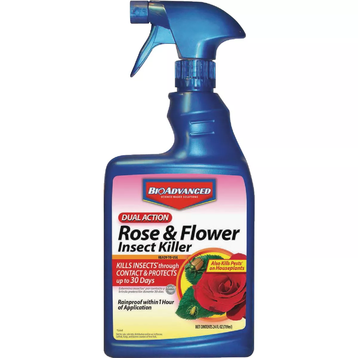 BioAdvanced Dual Action 24 Oz. Ready To Use Trigger Spray Rose and Flower Insect Killer