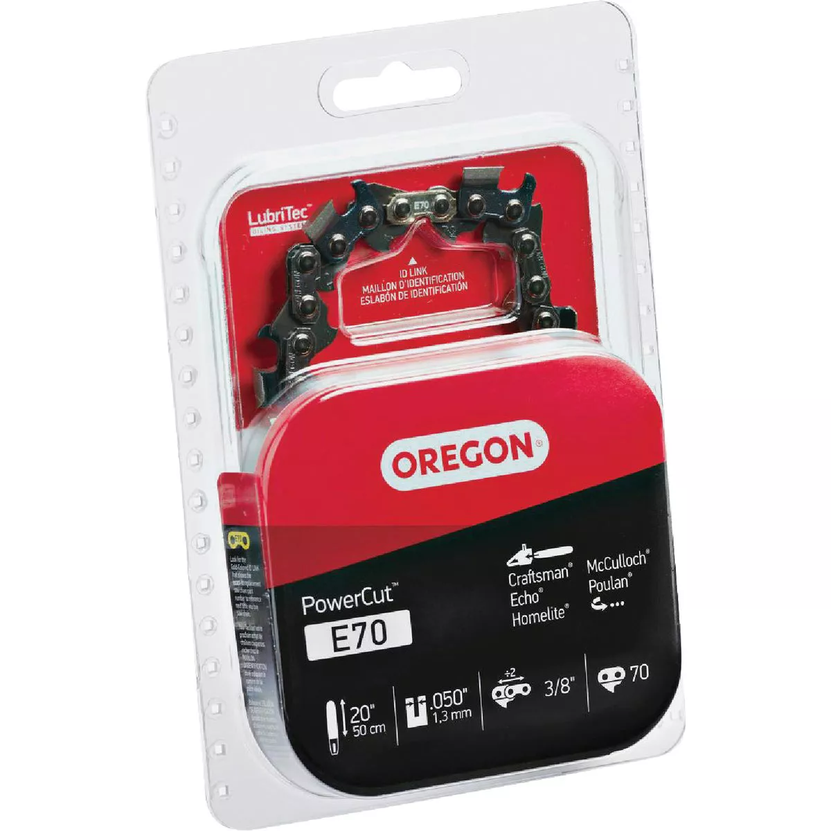 Oregon E70 PowerCut Saw Chain for 20in. Bar - 70 Drive Links - fits Echo, McCulloch, Homelite, Makita, Skil and others - photo 7