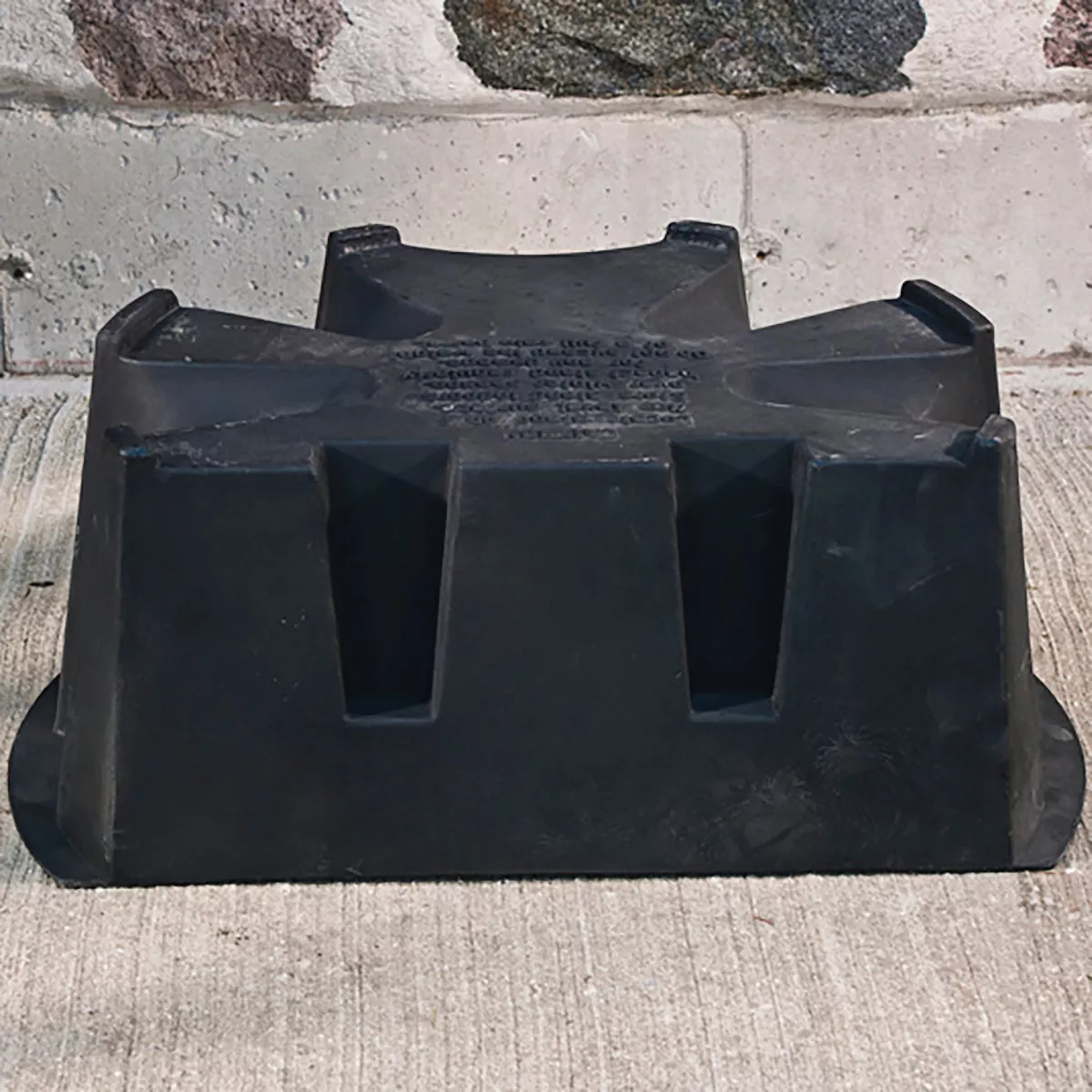 RTS Home Accents Black 10.1 In. H. x 27 In. L. x 20.6 In. D. Recycled Polyethylene Rain Barrel Stand - photo 2