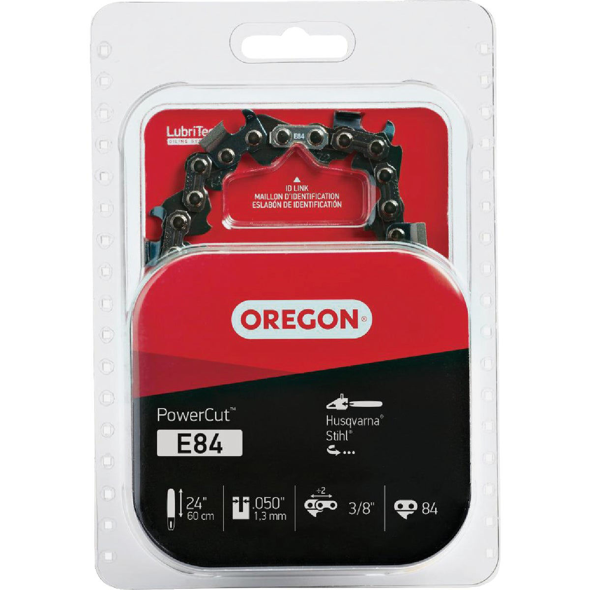 Oregon E84 PowerCut Saw Chain for 24in. Bar - 84 Drive Links  