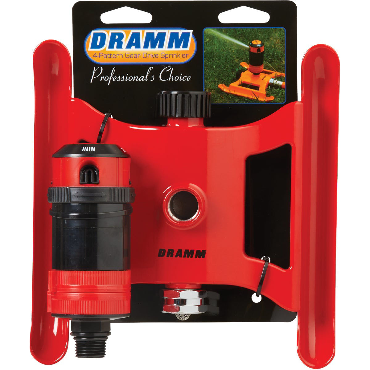 Dramm Metal Adjustable Red Gear Drive Sprinkler | Do it Best