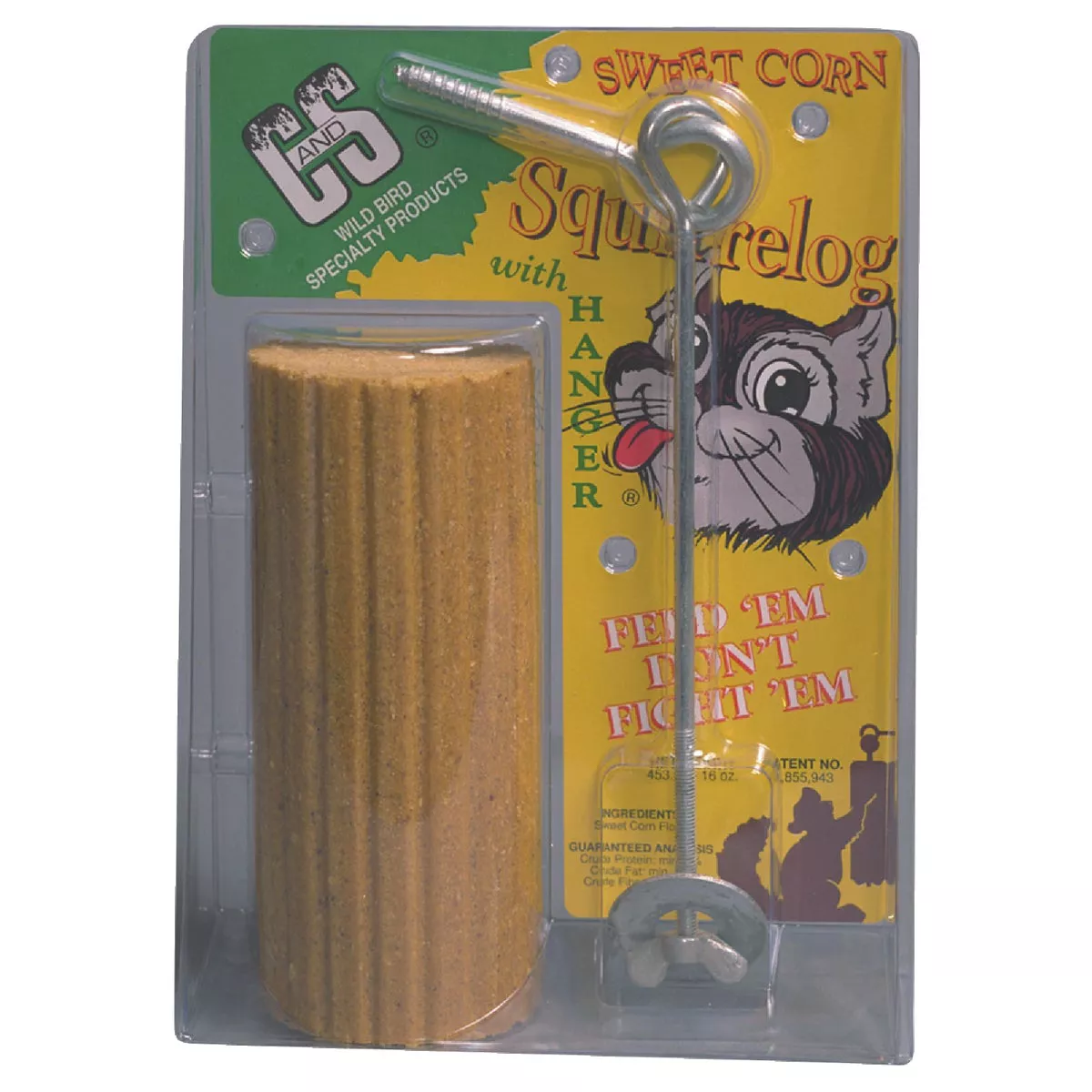 C&S 16 Oz. Sweet Corn Squirrelog with Hanger - photo 2