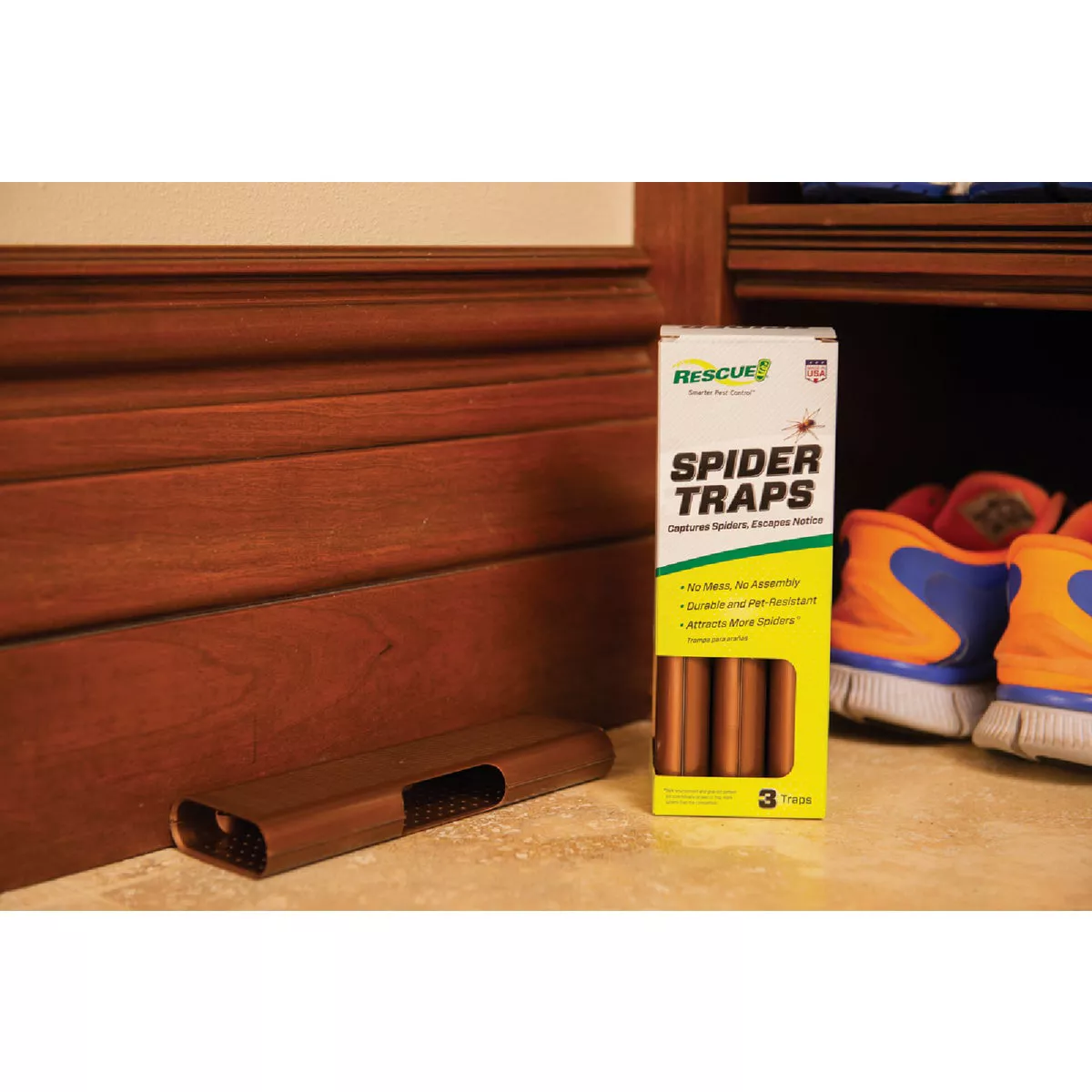 Rescue Indoor Glue Spider Trap (3-Pack) - photo 3