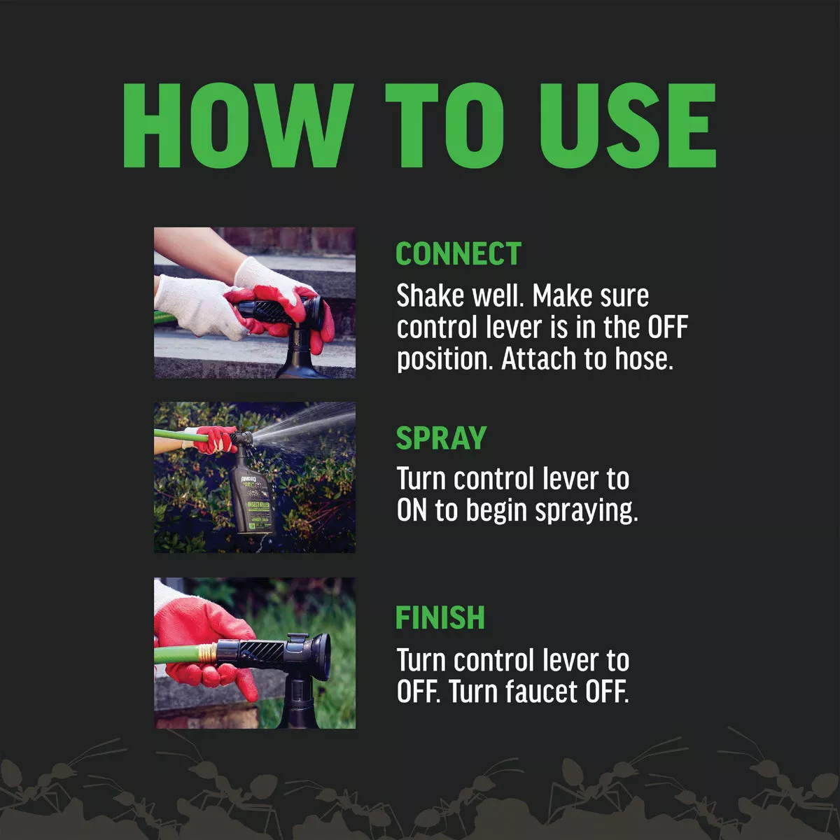 Amdro Quick Kill 32 Oz. Ready To Spray Hose End Insect Killer - photo 5