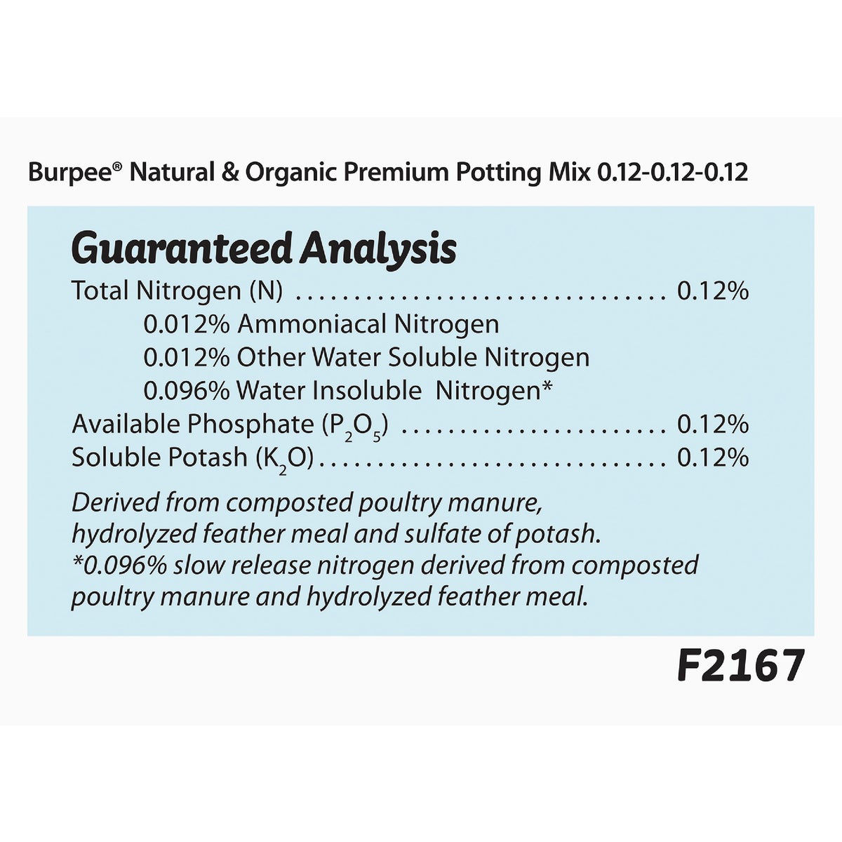 Burpee Natural & Organic 8 Qt. 6-1/2 Lb. Potting Mix | Do it Best