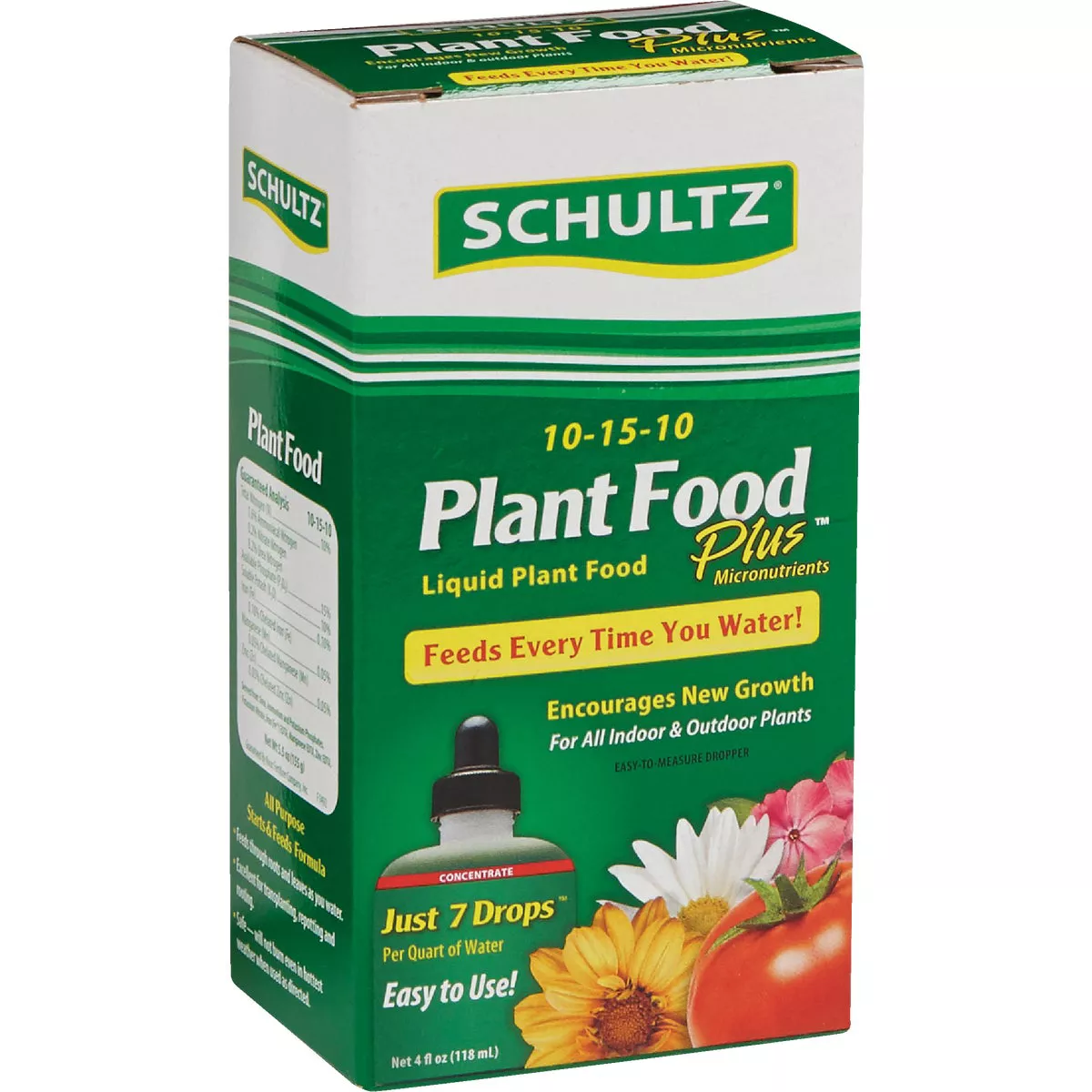 Schultz 4 Oz. Concentrate 10-15-10 Liquid Plant Food Plus - photo 4