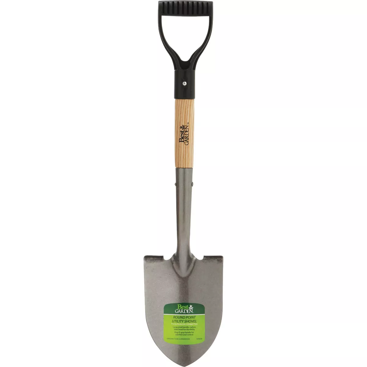 Best Garden 18 In. Wood D-Handle Round Point Utility Shovel - photo 2