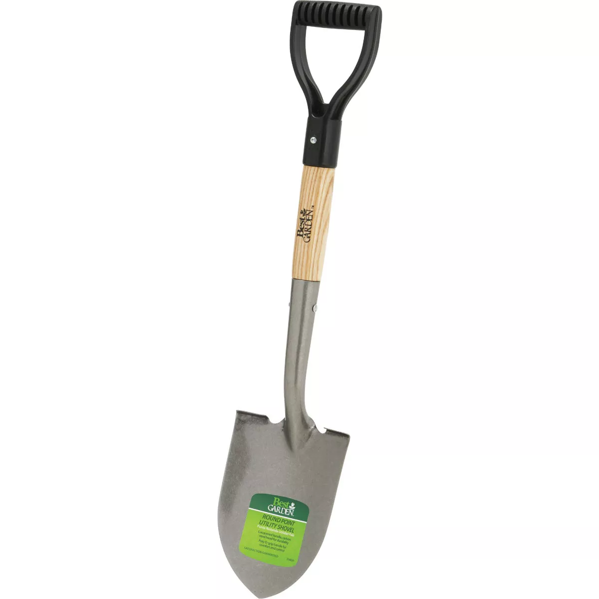 Best Garden 18 In. Wood D-Handle Round Point Utility Shovel - photo 3