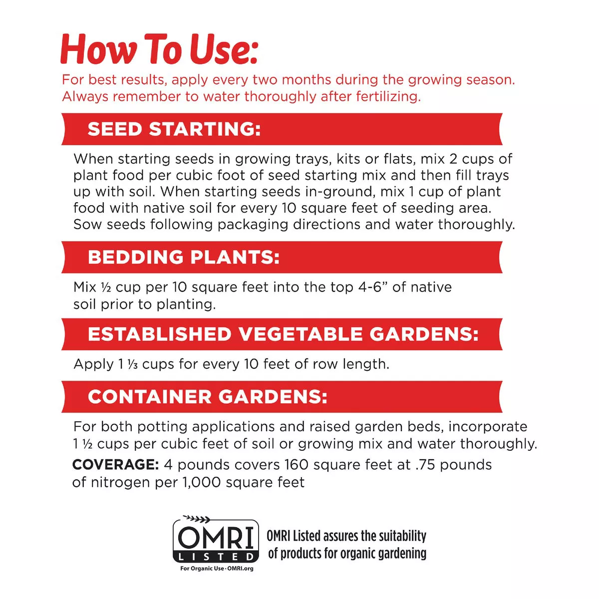 Burpee Natural & Organic 4 Lb. 3-6-4 Tomato + Vegetable Dry Plant Food - photo 3