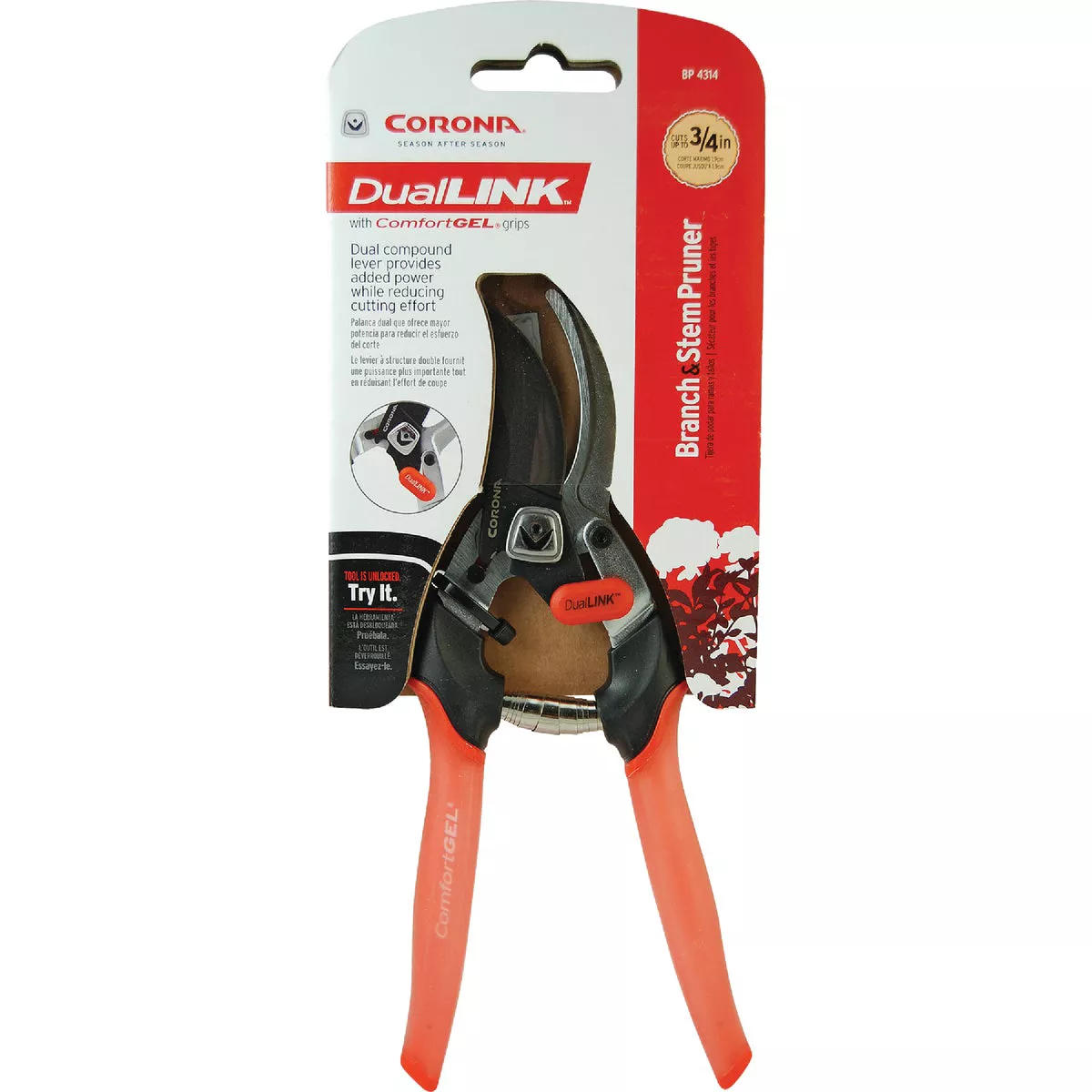 Corona DualLink 8 In. ComfortGel Bypass Pruner - photo 2