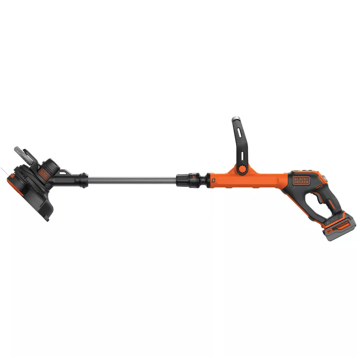 Black & Decker EasyFeed 20V MAX 12 In. Lithium Ion Straight Cordless String Trimmer/Edger - photo 4