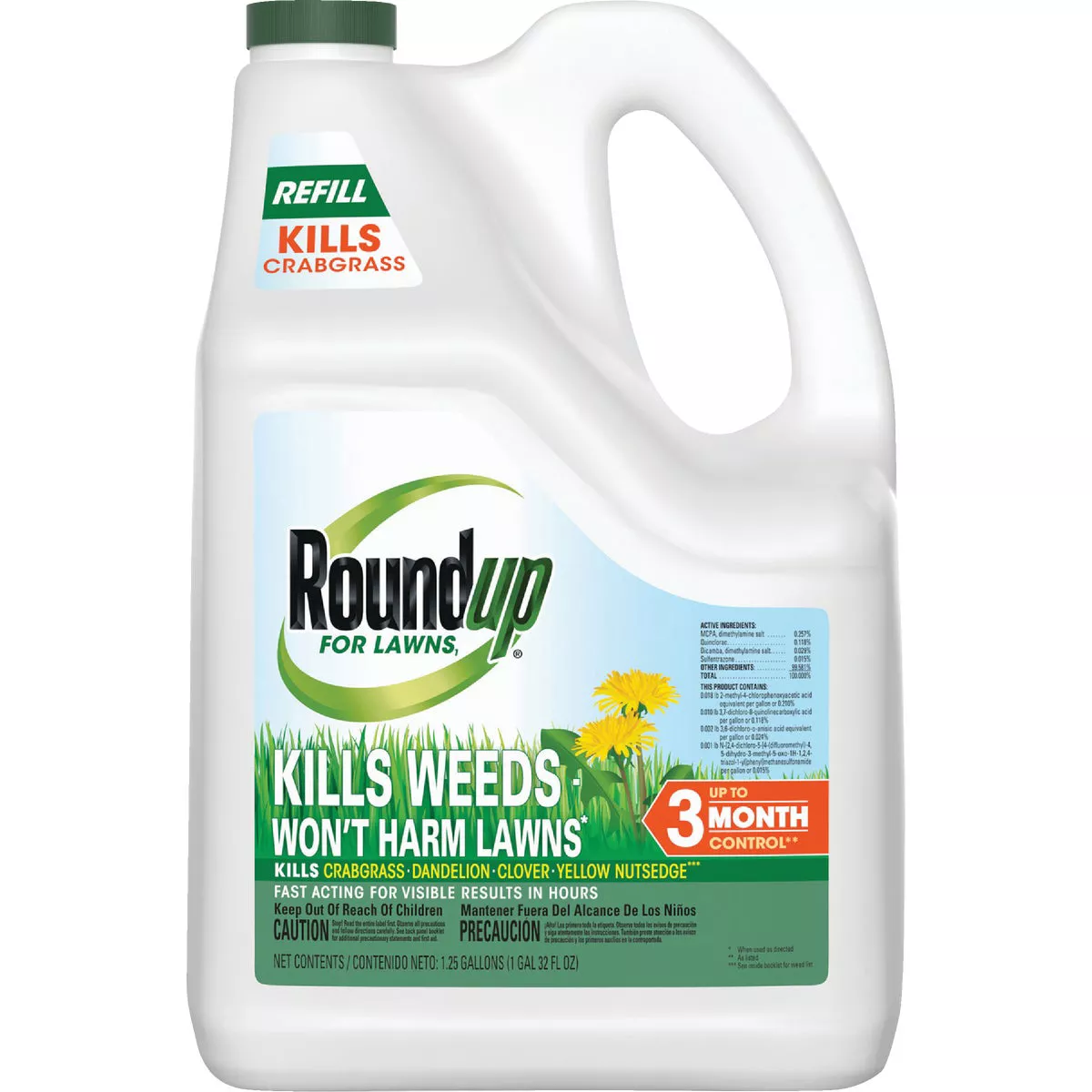 Roundup For Lawns 1.25 Gal. Refill Northern Formula Weed Killer
