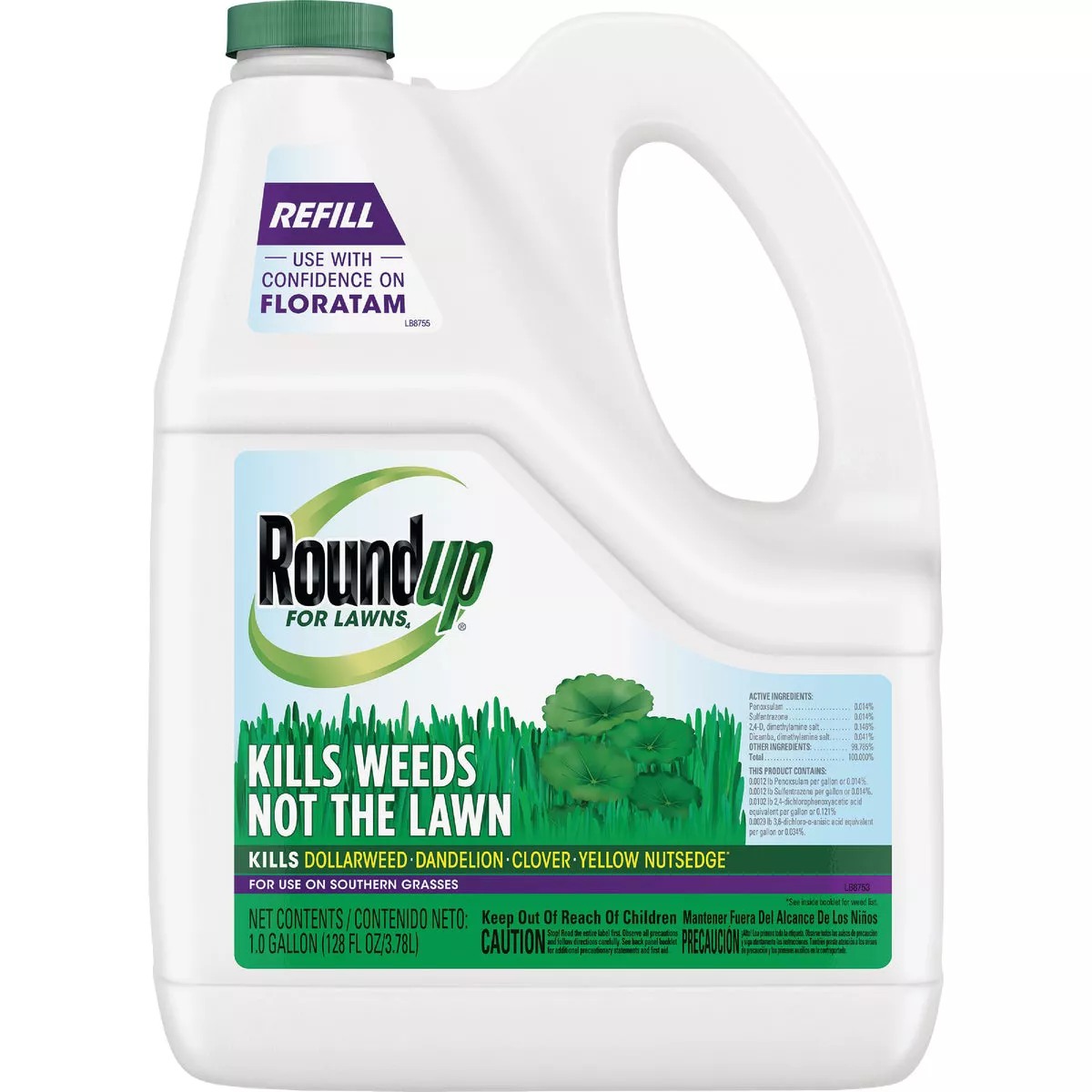 Roundup For Lawns 1 Gal. Refill Southern Formula Weed Killer