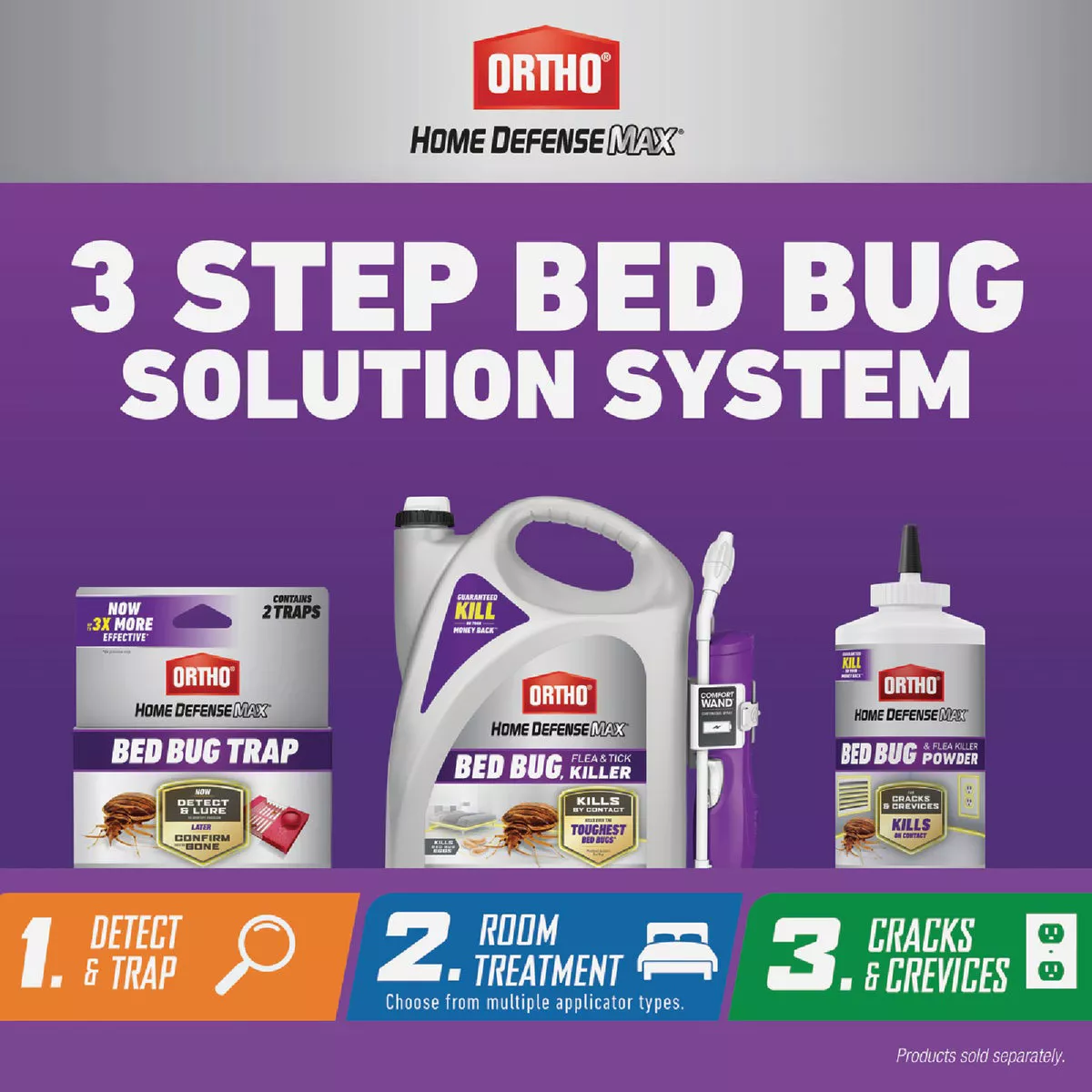 Ortho Home Defense 12 Oz. Powder Bed Bug, Flea & Tick Killer - photo 5