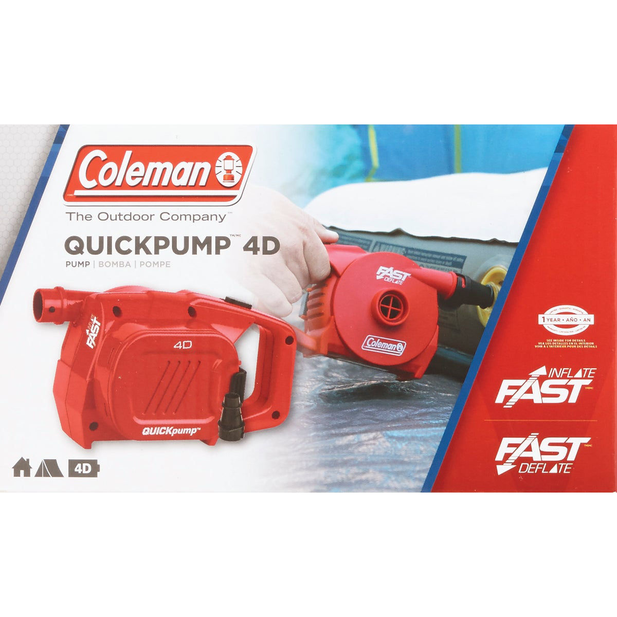 Coleman battery powered air pump best sale