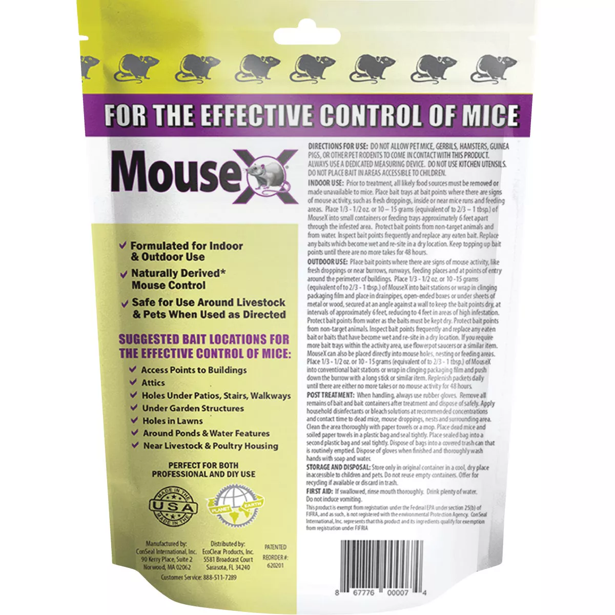 MouseX Pellet Mouse Killer, 8 Oz. - photo 6
