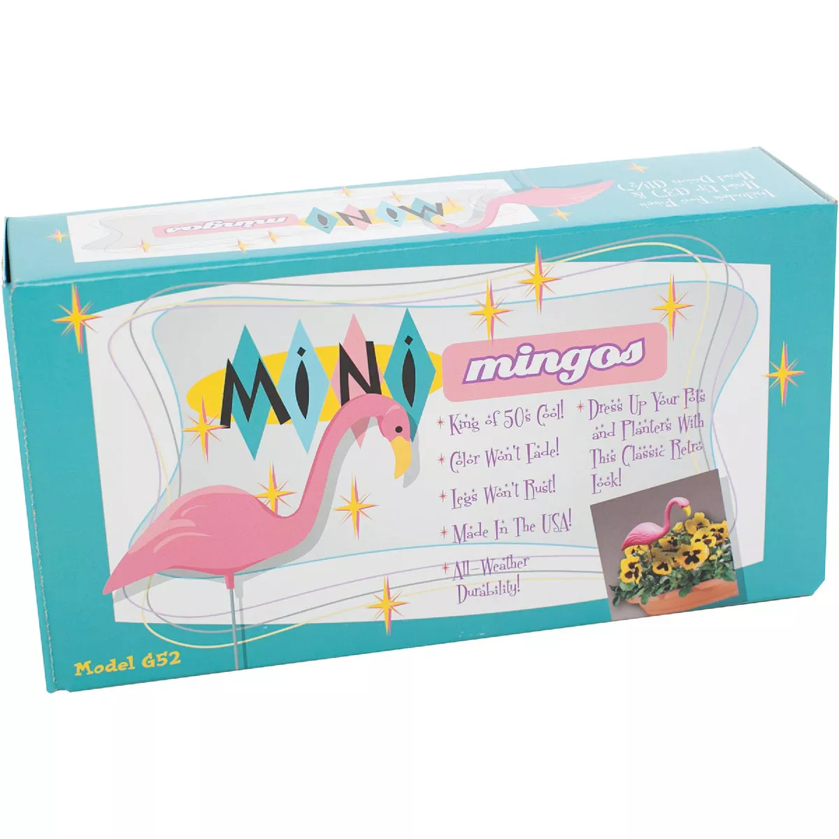 Bloem Pink Flamingo Mini Lawn Ornament (2-Pack) - photo 3