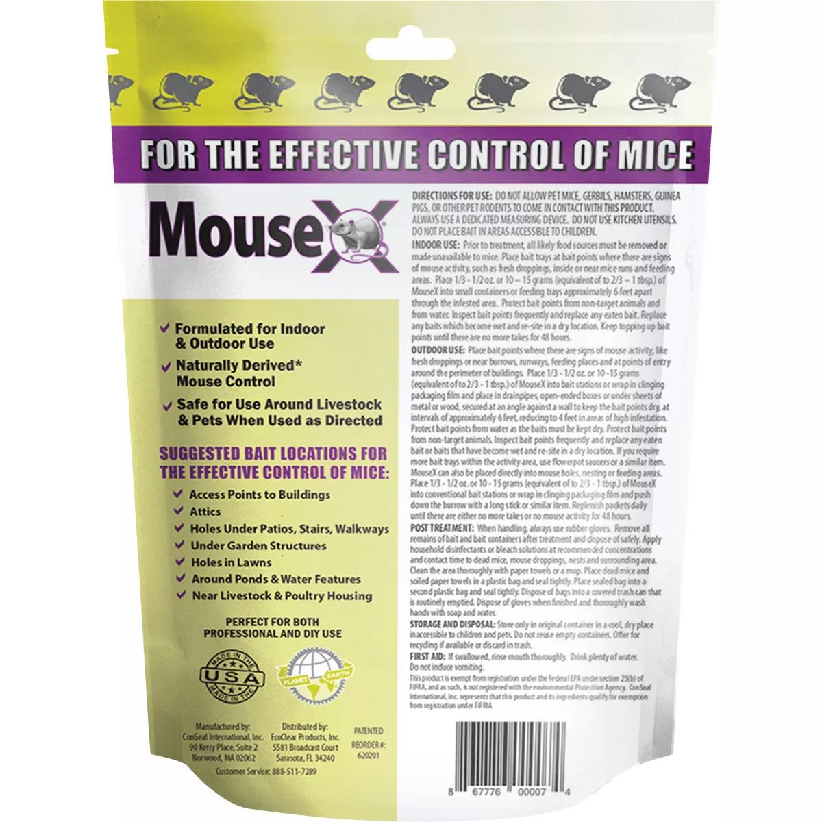 MouseX Pellet Mouse Killer, 1 Lb. - photo 6