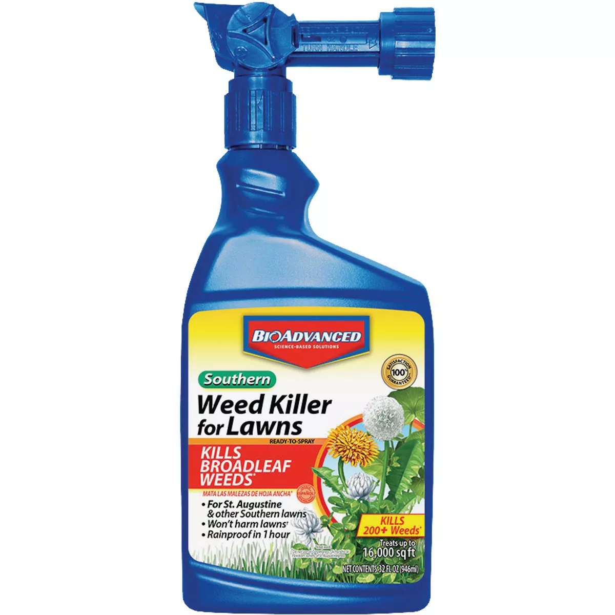 BioAdvanced 32 Oz. Ready To Spray Southern Weed Killer For Lawns