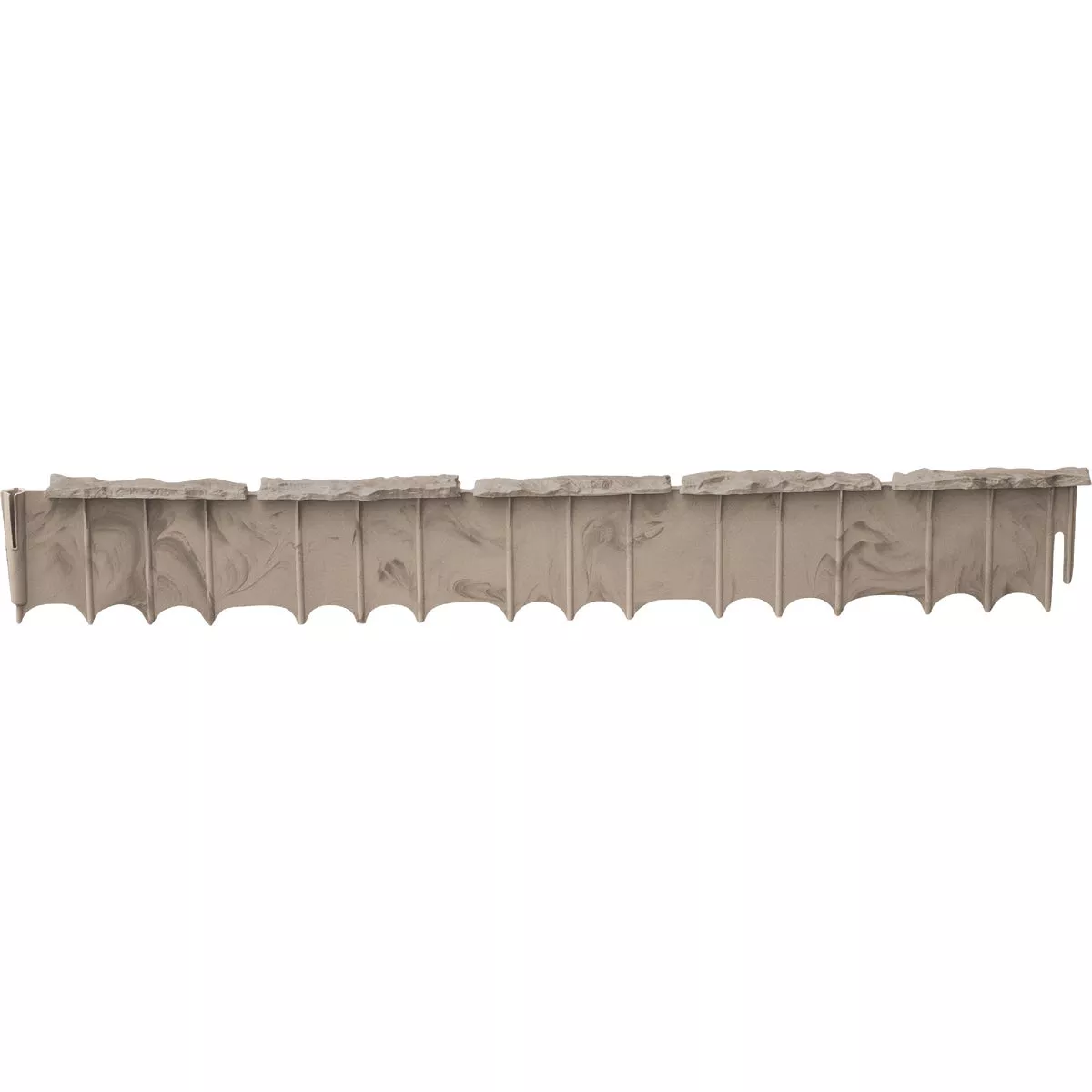 Suncast 3-3/4 In. H. x 3 Ft. L. Natural Flagstone Poly Lawn Edging