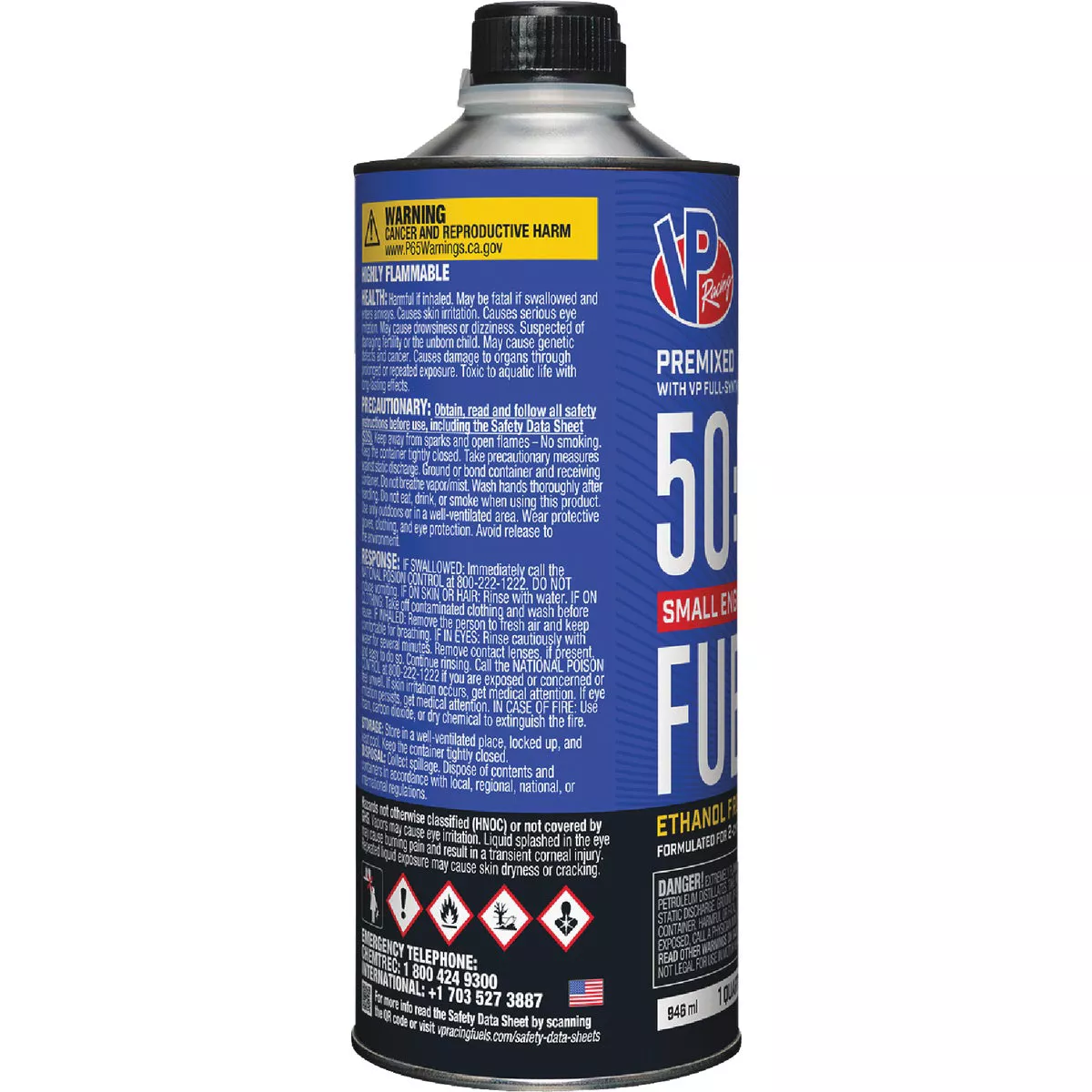 VP Racing Fuels 32 Oz. 50:1 Ethanol-Free Gas & Oil Pre-Mix - photo 2