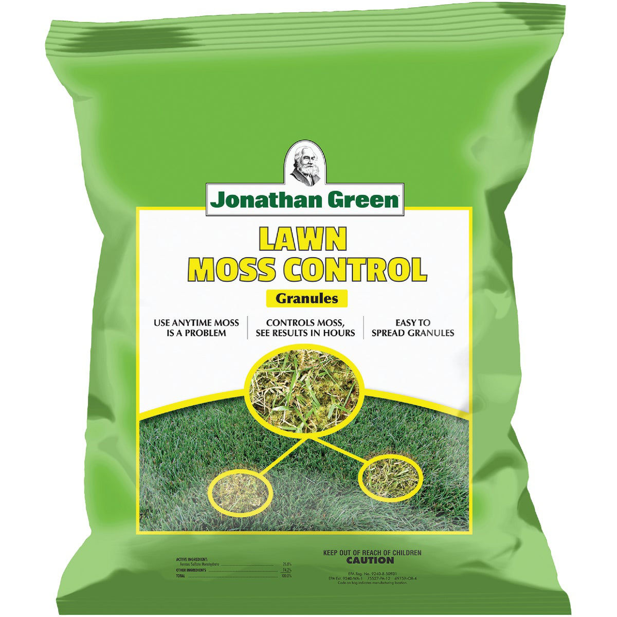 Jonathan Green 20 Lb. Ready To Use Granules Moss & Algae Killer Do it Best