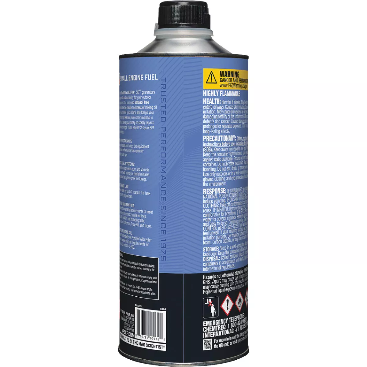 VP Racing Fuels 32 Oz. 40:1/50:1 Ethanol-Free Multi-Mix Gas & Oil Pre-Mix - photo 3