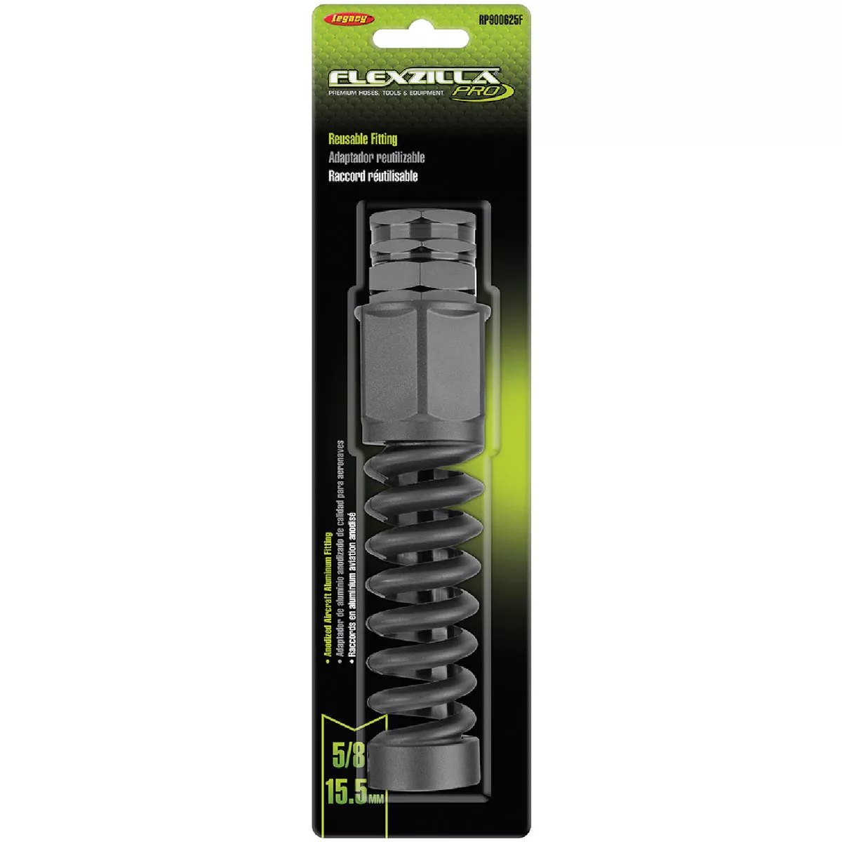 Flexzilla Pro 5/8 In. Barb 3/4 In. Female GHT Plastic Reusable End Hose Coupling - photo 2