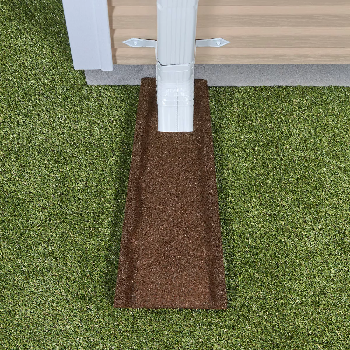 GroundSmart Brown Rubber Splash Block - photo 4