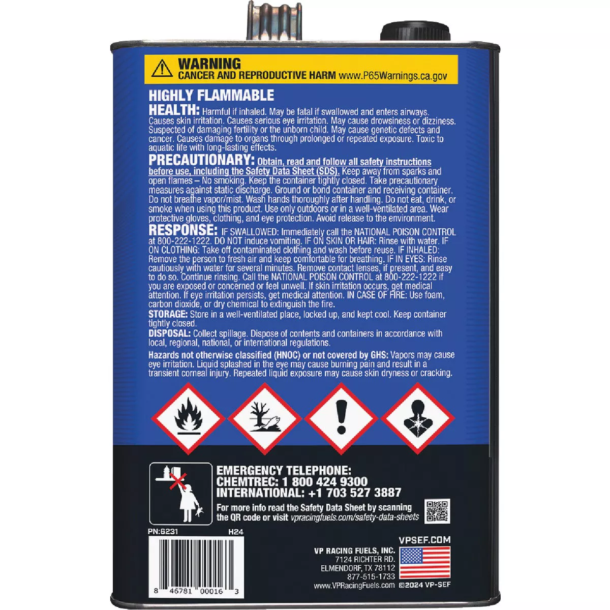VP Racing Fuels 1 Gal. 50:1 Ethanol-Free Gas & Oil Pre-Mix - photo 4