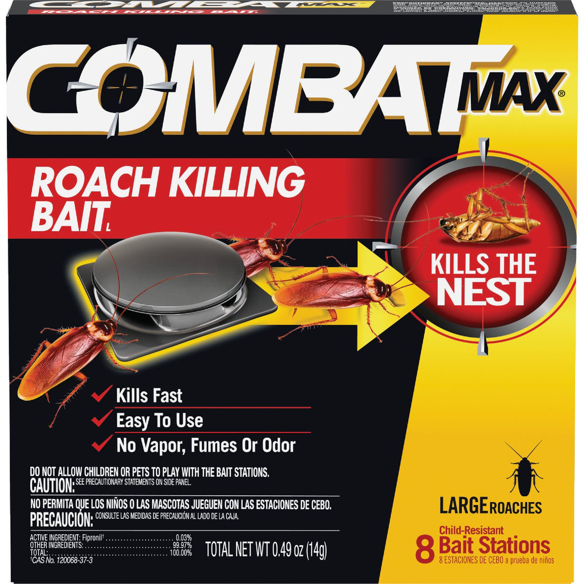 Combat Max Solid Large Roach Bait Station - Thumbnail 5
