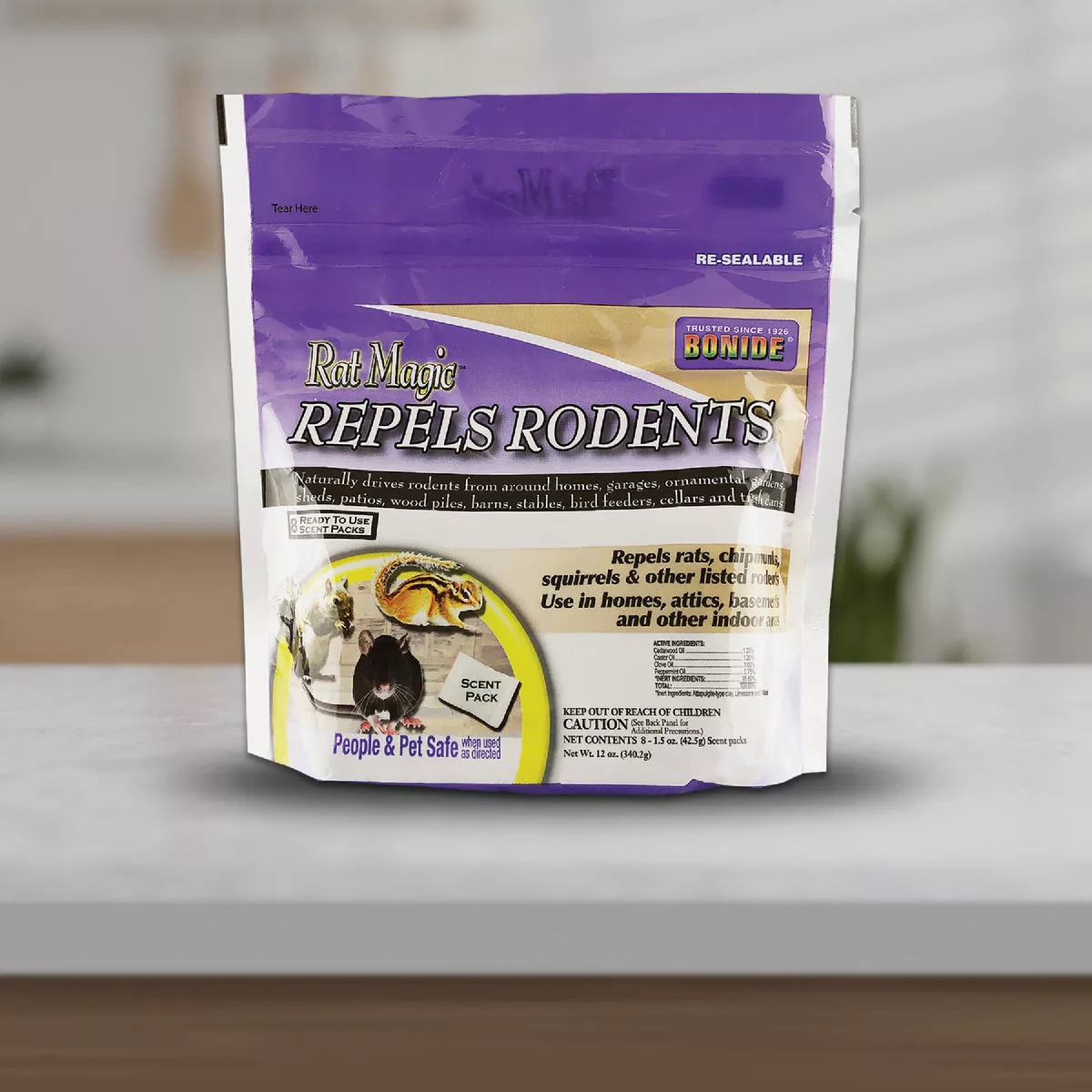 Bonide Rat Magic Granular Rodent Repellent Scent Packs (8-Pack) | True ...
