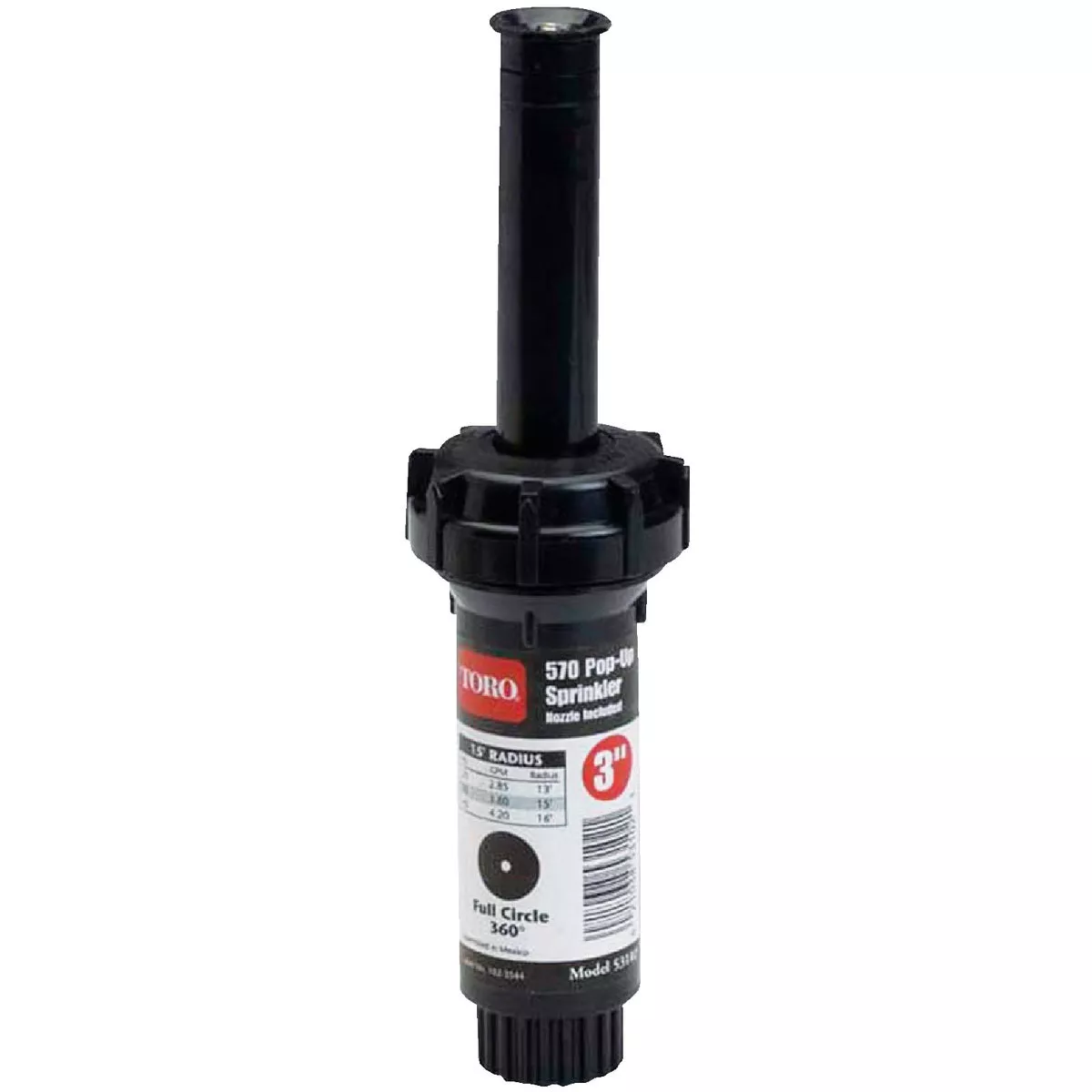 Toro 3 In. Full Circle Pop-Up Head Lawn Sprinkler