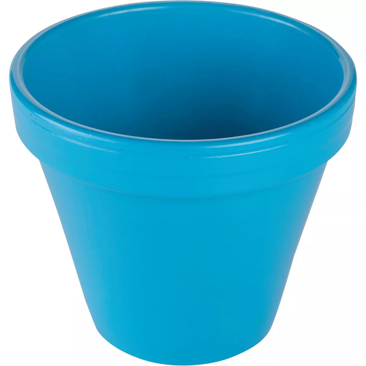Ceramo Spring Fever 6-1/2 In. H. x 5-1/2 In. Dia. Robin's Egg Blue Clay Flower Pot - photo 2