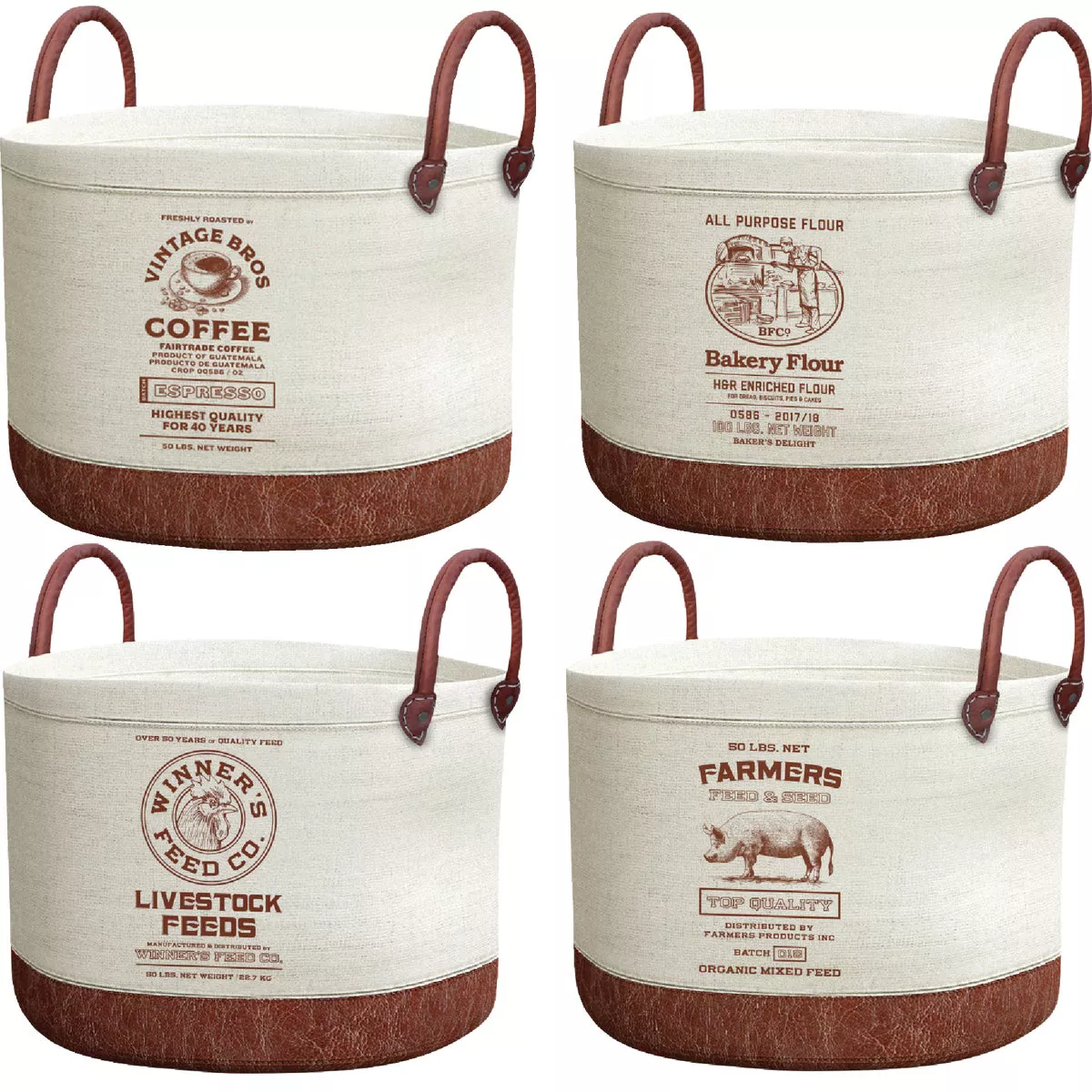 Panacea Canvas 10 Gal. Vintage Grow Pot