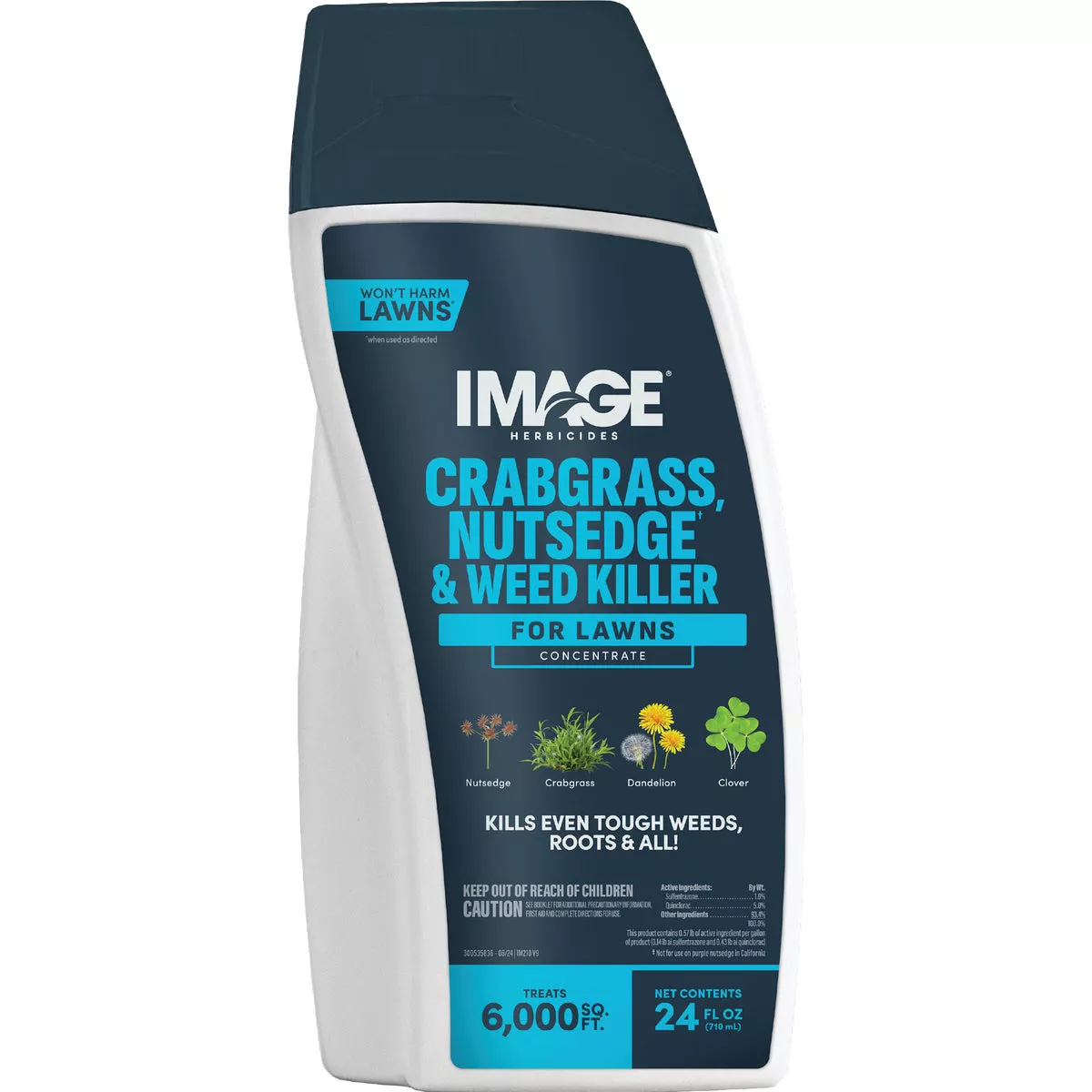 Image 24 Oz. Concentrate Crabgrass Nutsedge Lawn Weed Killer