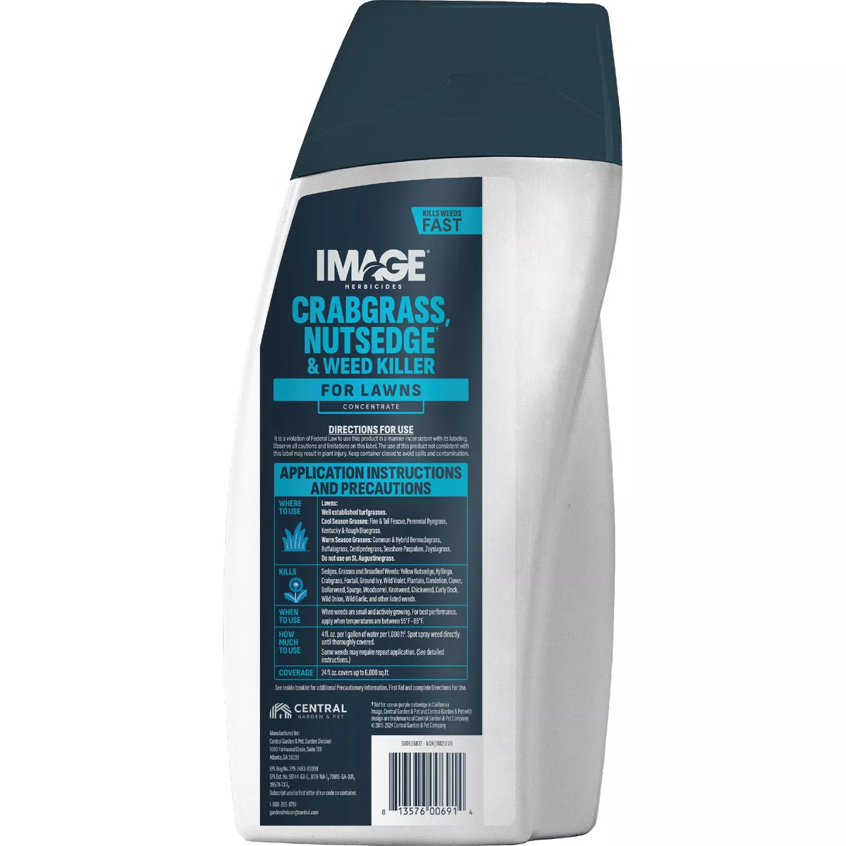 Image 24 Oz. Concentrate Crabgrass Nutsedge Lawn Weed Killer - photo 2