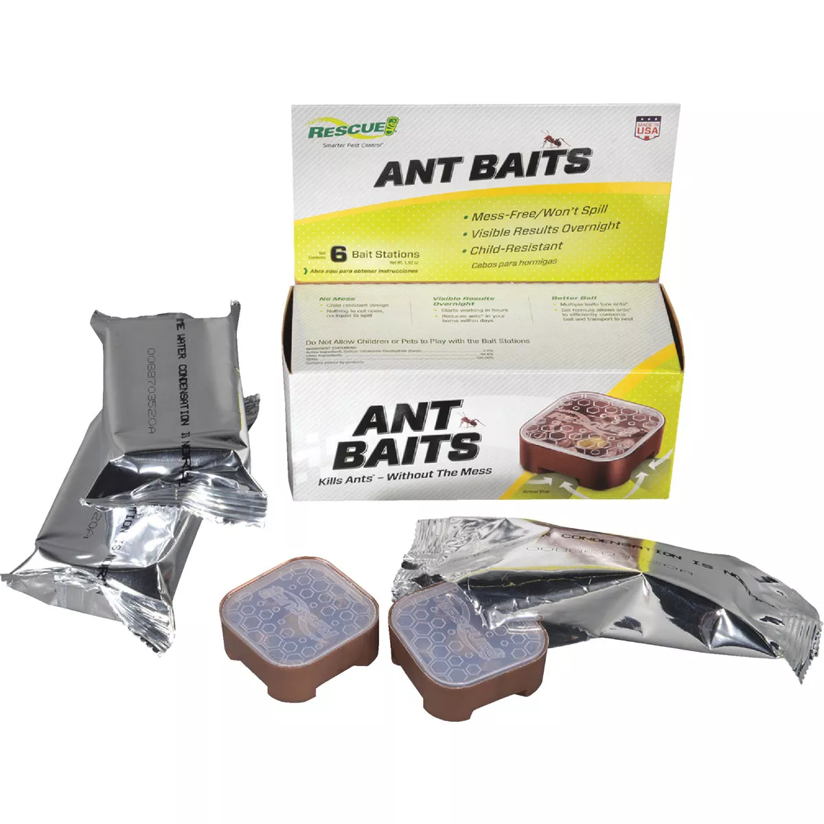 Rescue 1.92 Oz. Gel Ant Bait Station (6-Pack)
