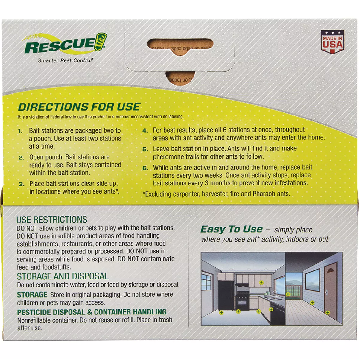 Rescue 1.92 Oz. Gel Ant Bait Station (6-Pack) - photo 3
