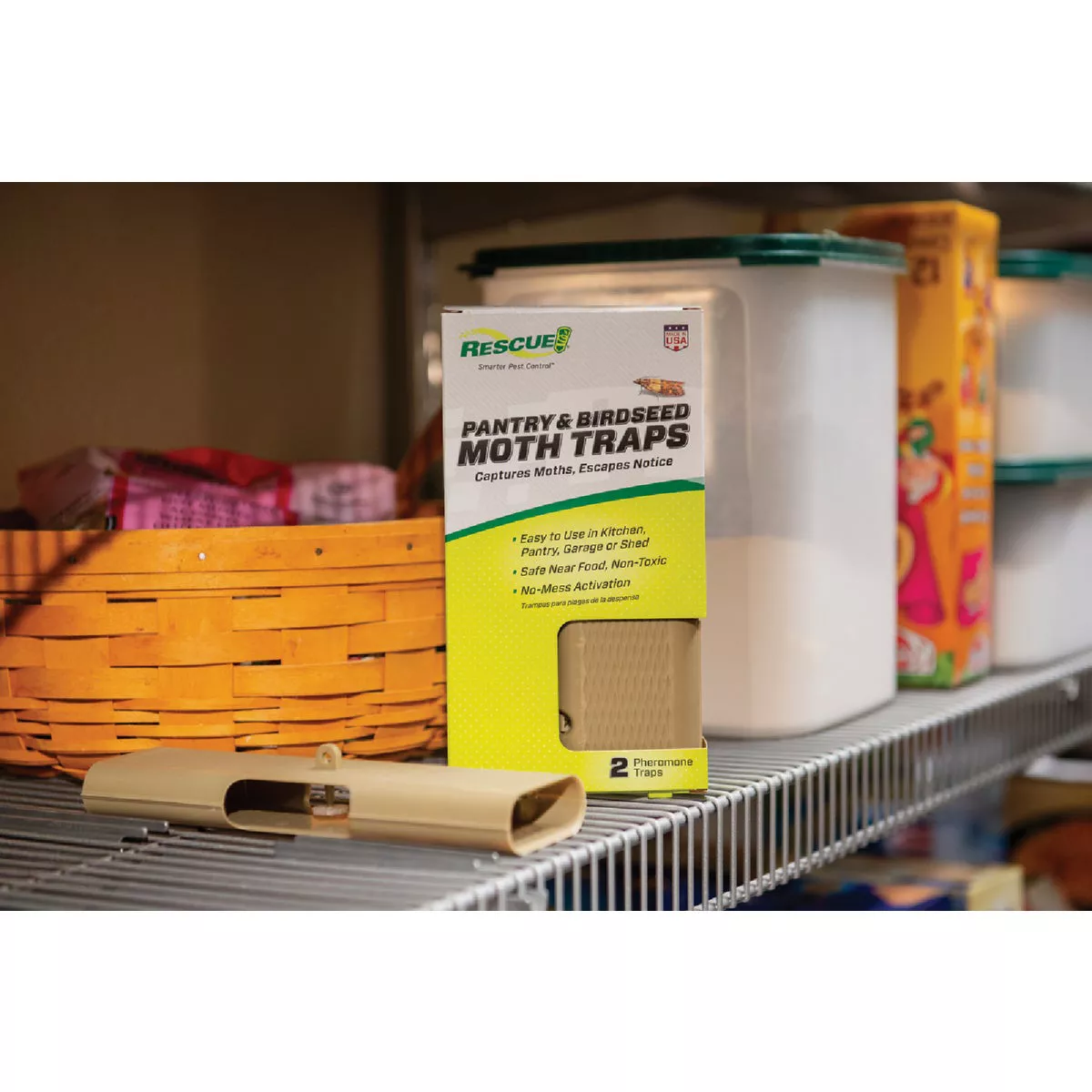 Rescue Glue & Pheromone Birdseed Moth Trap (2-Pack) - photo 3