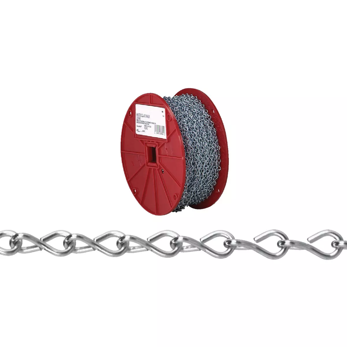 Campbell #12 100 Ft. Zinc-Plated Low-Carbon Steel Coil Chain