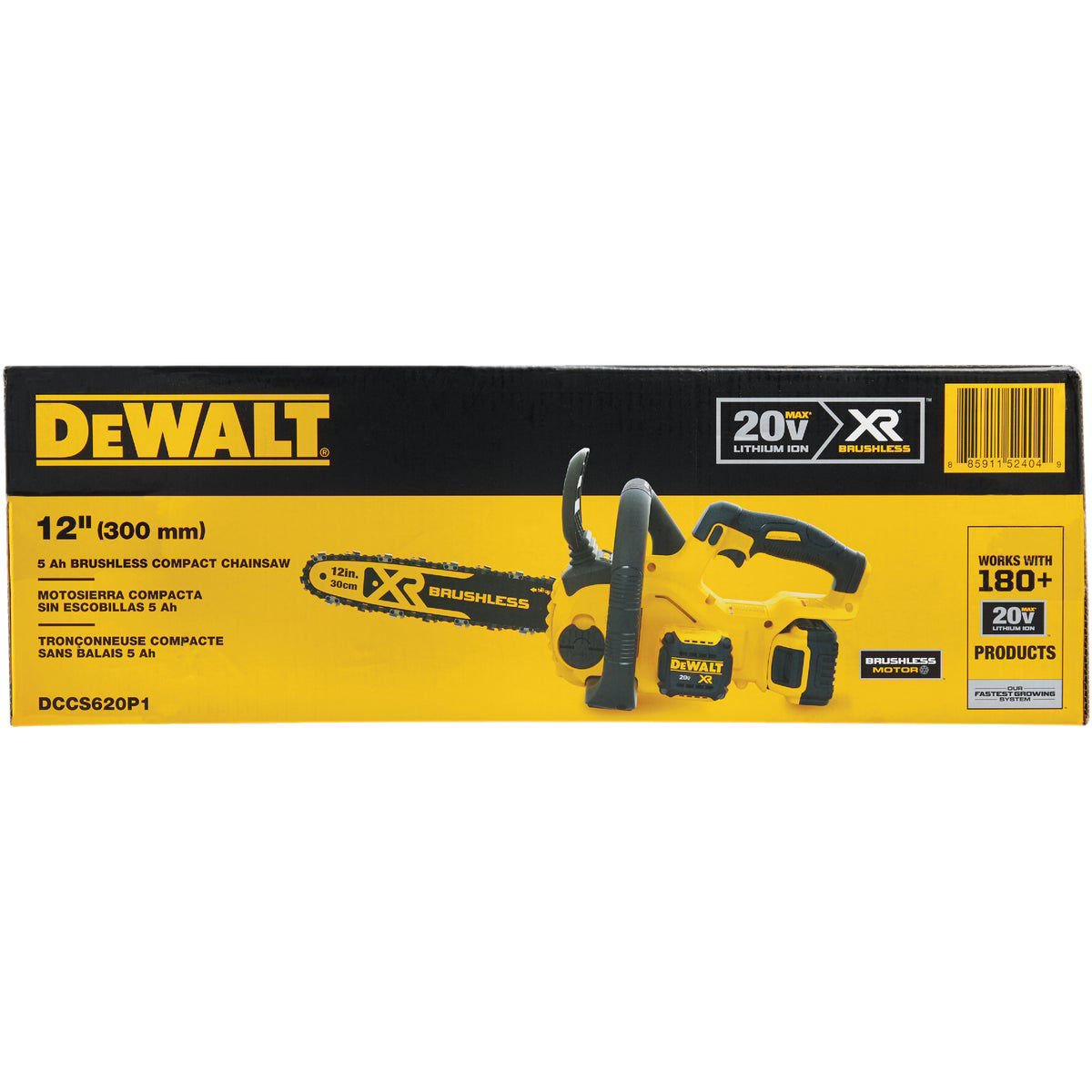 12 in dewalt chainsaw hot sale