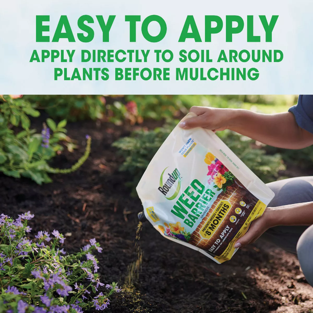 Roundup 5.4 Lb. Built-In Applicator Landscape Weed Preventer - photo 5