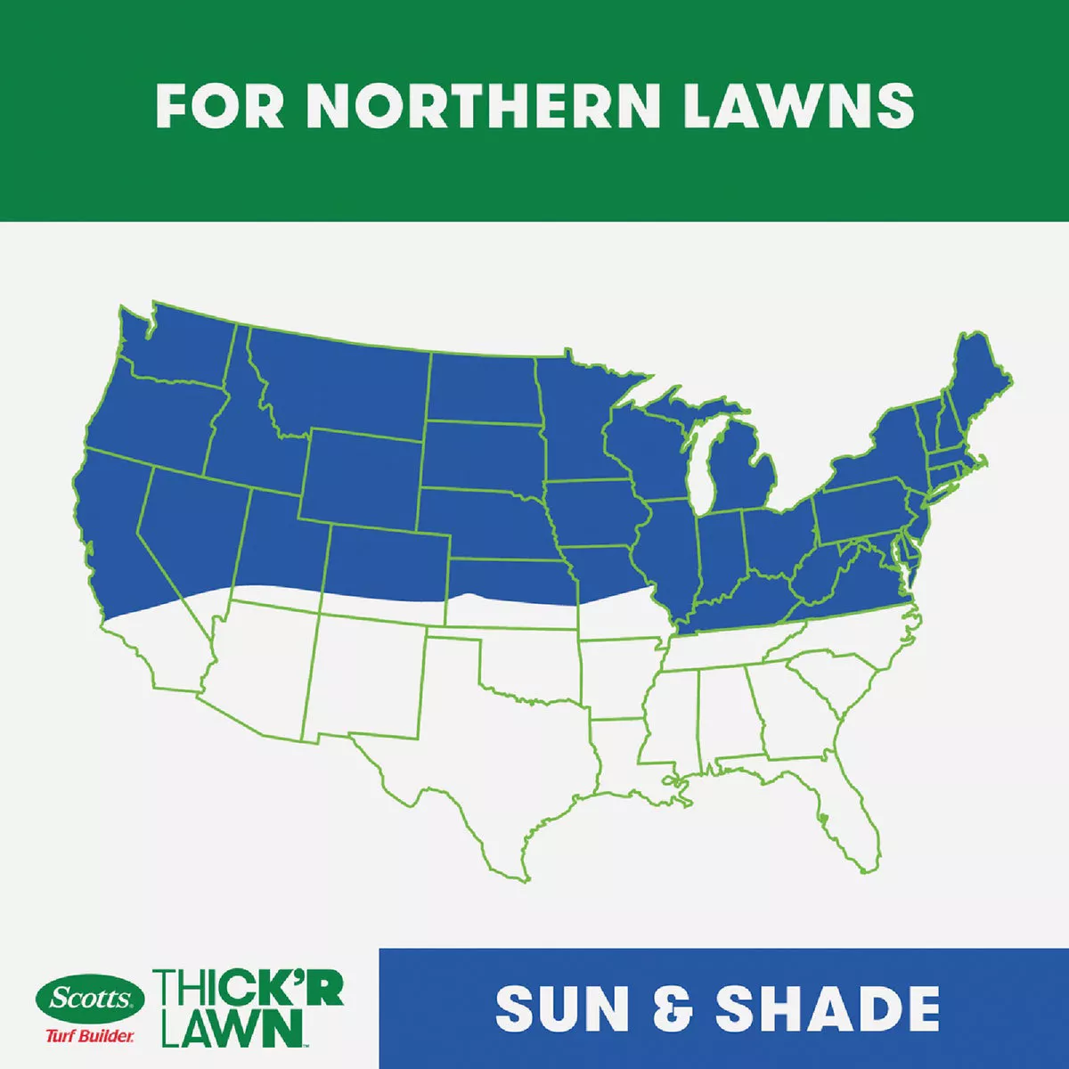 Scotts Turf Builder Thick'R Lawn 12 Lb. 1200 Sq. Ft. Sun & Shade Grass Seed, Fertilizer, and Soil Improver Combination - photo 4