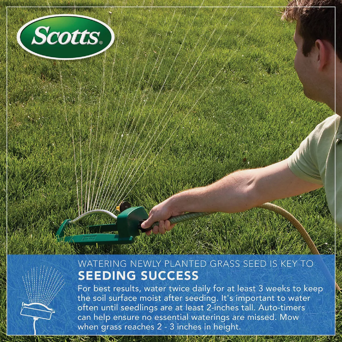 Scotts Turf Builder Thick'R Lawn 12 Lb. 1200 Sq. Ft. Sun & Shade Grass Seed, Fertilizer, and Soil Improver Combination - photo 6