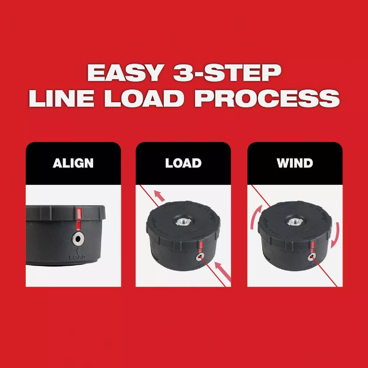 Milwaukee Easy Load Replacement Trimmer Head - photo 5