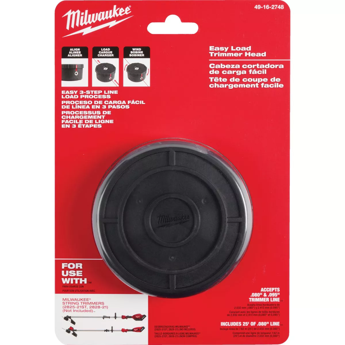 Milwaukee Easy Load Replacement Trimmer Head - photo 2